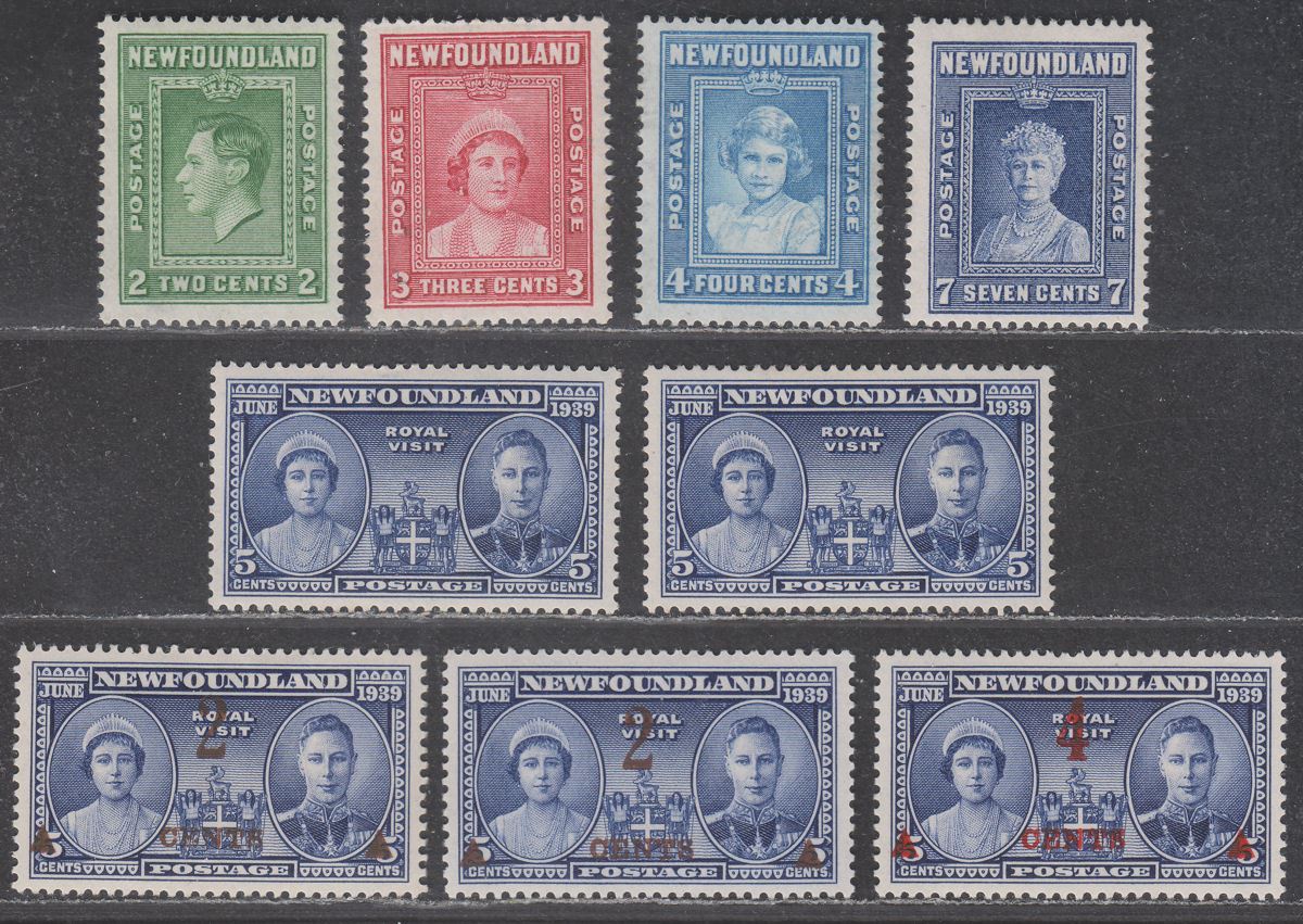 Newfoundland 1938-39 King George VI Selection Mint