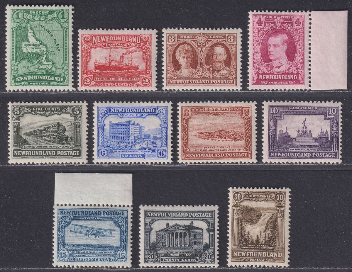 Newfoundland 1931 KGV Publicity Perkins watermarked Set Mint SG198-208 cat £250