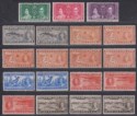 Click for more photos and details Newfoundland 1937 KGVI Coronation + Additional Issue Sets Mint SG254-267 cat £64