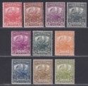 Newfoundland 1919 KGV Caribou Part Set to 36c Mint cat £180 Contingent