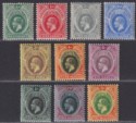 Southern Nigeria 1912 King George V Set to 5sh Mint SG45-54