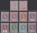 Northern Nigeria 1900-05 QV-KEVII Selection to 2sh6d Mostly Mint