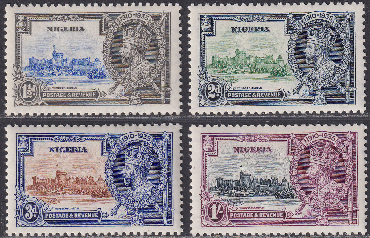 Nigeria 1935 KGV Silver Jubilee Set Mint SG30-33 cat £16