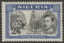 Nigeria 1938 KGVI 2sh6d Black and Blue perf 13x11½ Mint SG58
