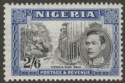 Nigeria 1938 KGVI 2sh6d Black and Blue perf 13x11½ Mint SG58