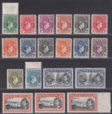 Nigeria 1938-51 King George VI Set with Varieties Mint SG49-59c cat £75+