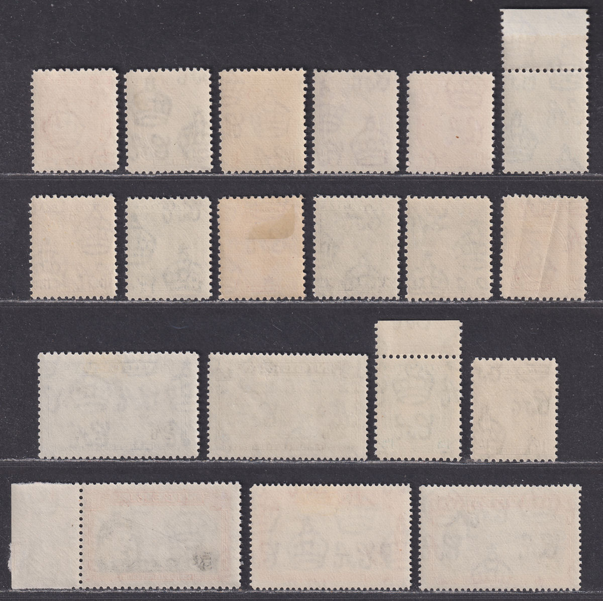 Nigeria 1938-51 King George VI Set with Varieties Mint SG49-59c cat £75+