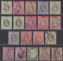 Click for more photos and details Southern Nigeria 1903-09 King Edward VII Selection to 2sh6d Used