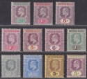 Northern Nigeria 1902-11 King Edward VII Selection to 1sh Mint