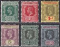 Northern Nigeria 1912 King George V Part Set to 2sh6d Mint