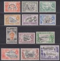Nigeria 1953 Queen Elizabeth II Part Set to £1 Mint cat £100