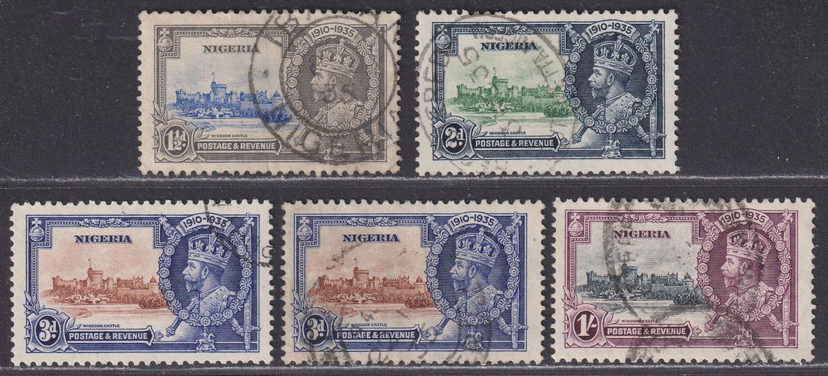 Nigeria 1935 KGV Silver Jubilee Set Used SG30-33 cat £65
