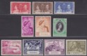 Click for more photos and details Nigeria 1937-49 KGVI Omnibus Selection Mint UPU Coronation Royal Silver Wedding