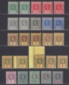 Click for more photos and details Nigeria 1914 King George V Set to 2sh6d with Shades Mint SG1-9
