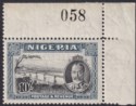 Click for more photos and details Nigeria 1936 KGV River Niger 10sh Black and Grey Corner Margin Mint SG44 cat £90