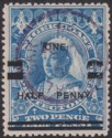 Niger Coast 1894 QV ½d Surcharge on 2½d Blue Used SG65 cat £250