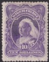 Niger Coast 1898 QV 10sh Bright Violet perf 13½-14 Mint SG74ba cat £150
