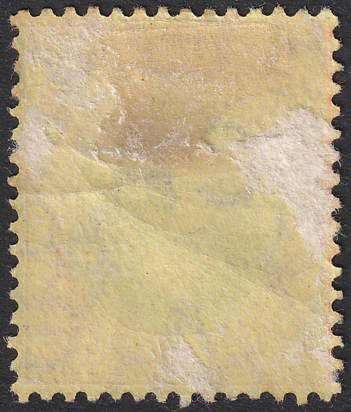 Southern Nigeria 1912 KGV 5sh Green and Red on Yellow Used SG54 cat £80 CREASE