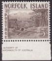 Click for more photos and details Norfolk Island 1953 QEII Bloody Bridge 5sh Sepia UM Mint SG18 cat £35 Australia