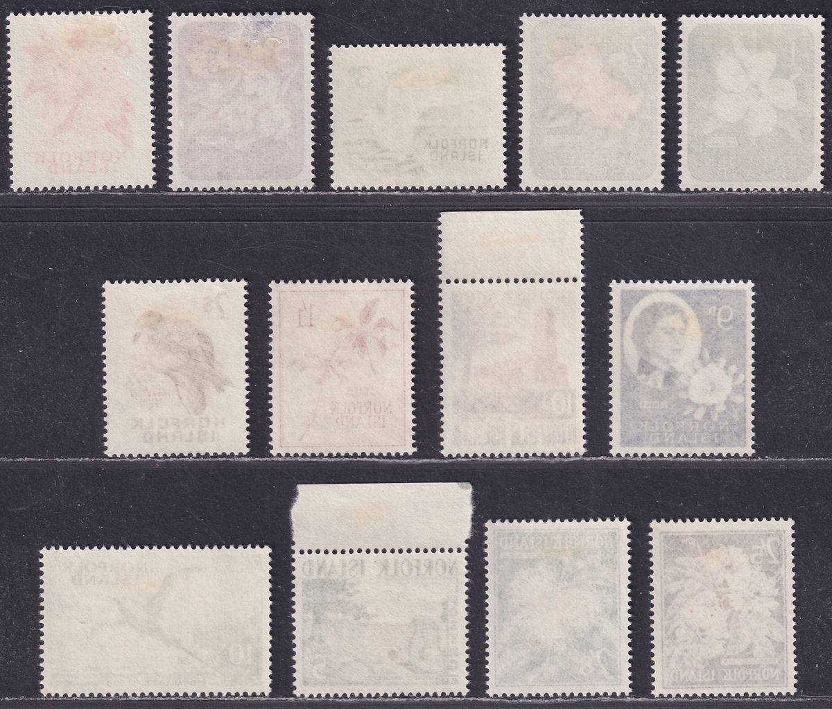 Norfolk Island 1960 Queen Elizabeth II Set Mint SG24-36 cat £42 Australia