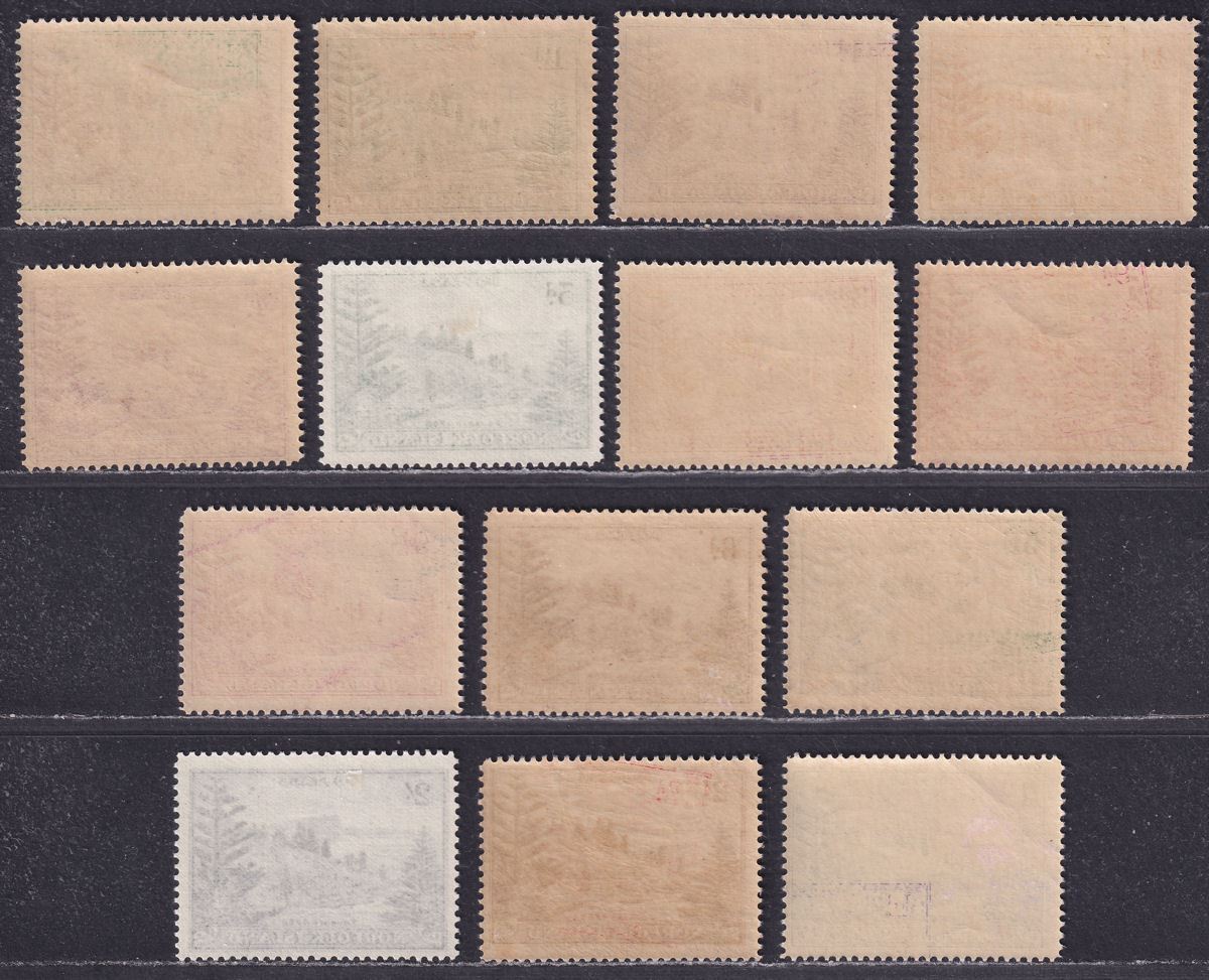 Norfolk Island 1947-59 KGVI Ball Bay Set Mint SG1-12a cat £35 Australia