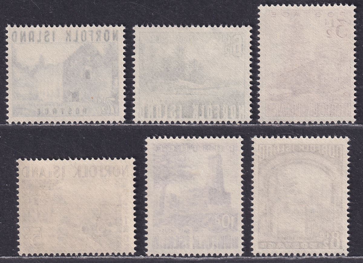Norfolk Island 1953 Queen Elizabeth II Set Mint SG13-18 cat £35 Australia