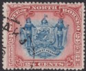 Click for more photos and details North Borneo 1897 QV Arms 24c Blue and Lake perf 13½-14 Used SG109 cat £130