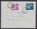 Click for more photos and details Northern Rhodesia 1964 QEII Arms 20sh, 10sh Used on Cover ABERCORN