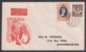 Click for more photos and details Northern Rhodesia 1953 QEII Coronation 1½d Used on First Day Cover CHINGOLA