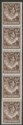 Click for more photos and details Northern Rhodesia 1952 KGVI ½d Chocolate perf 12½x14 Strip Coil Join Mint SG26a