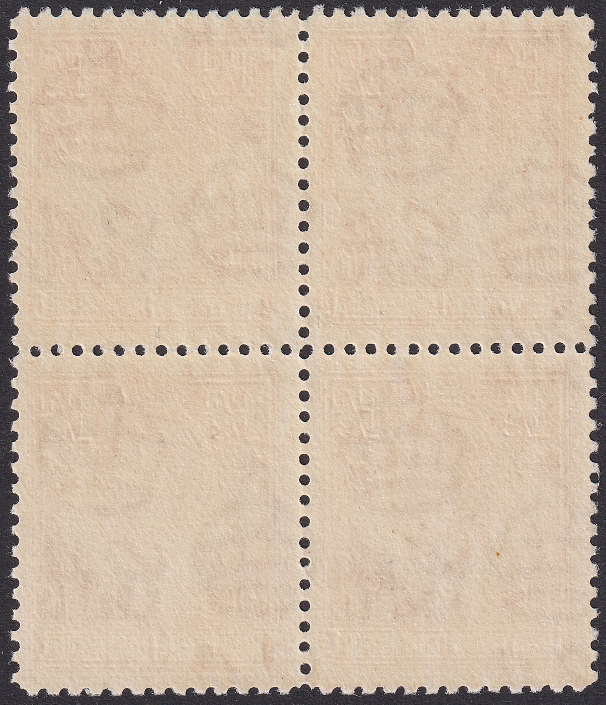 Northern Rhodesia 1938 KGVI 1½d Carmine-Red Block of 4 UM Mint SG29 cat £200