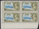 Click for more photos and details Northern Rhodesia 1935 KGV SJ 1d Line by Turret x2 Block Mint SG18f cat £240
