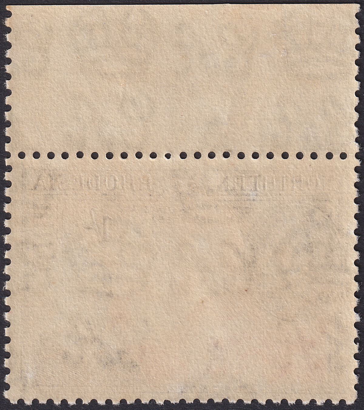 Northern Rhodesia 1953 QEII Rhodes 1sh with FALLS AND RAIL Re-entry Mint SG58var