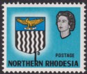 Click for more photos and details Northern Rhodesia 1963 QEII Arms 1d Value Grossly Misplaced Variety Mint SG76var