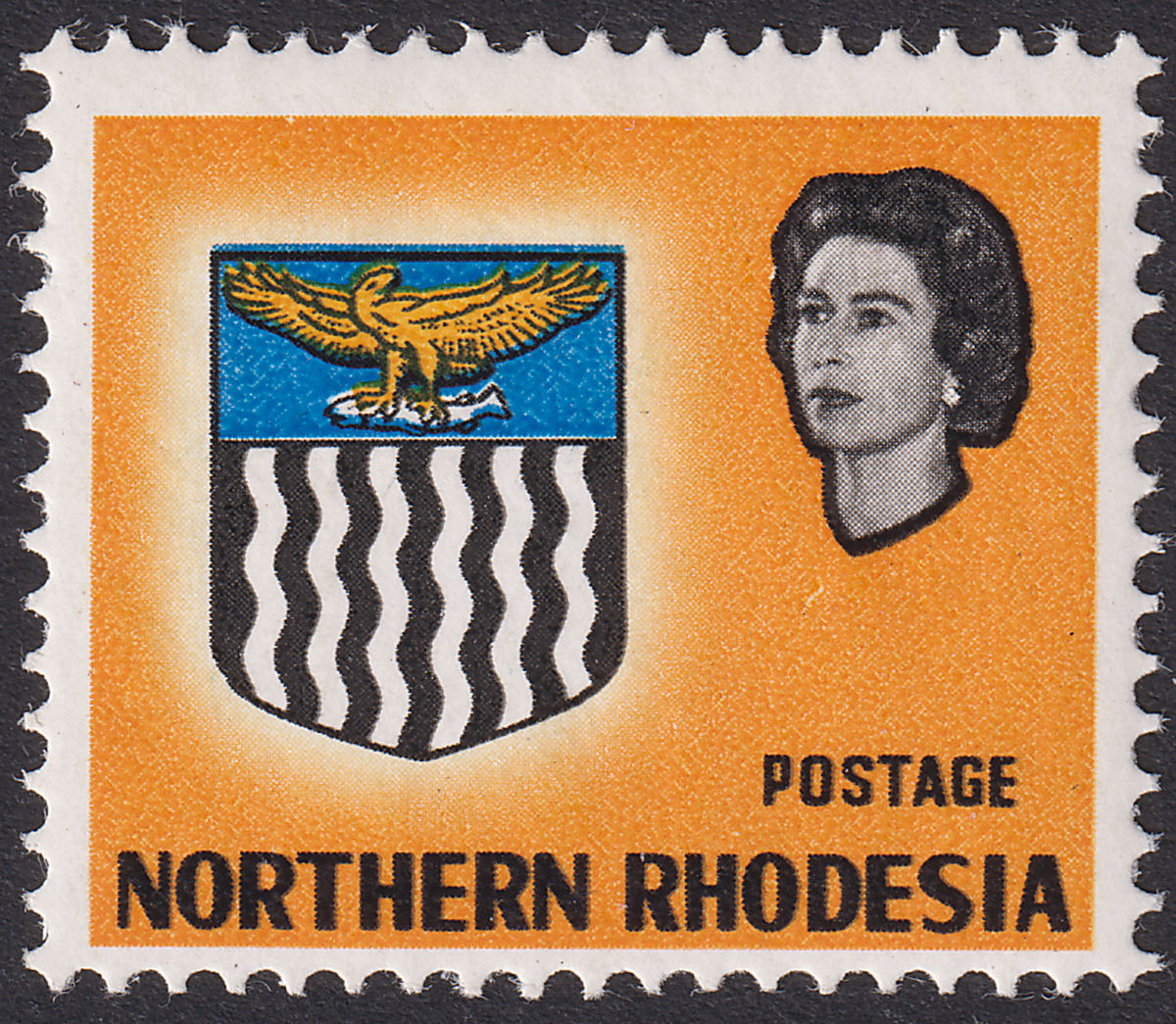 Northern Rhodesia 1963 QEII Arms 3d Value Omitted Variety Mint SG78a cat £120