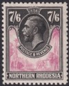 Click for more photos and details Northern Rhodesia 1925 KGV 7sh6d Rose-Purple and Black Mint SG15 cat £190