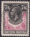Click for more photos and details Northern Rhodesia 1925 KGV 7sh6d Rose-Purple and Black Used SG15 cat £300