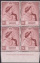 Click for more photos and details Northern Rhodesia 1948 KGVI Royal Silver Wedding 20sh Imp Block Mint SG49 c£480