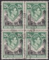 Click for more photos and details Northern Rhodesia 1938 KGVI 2sh6d Black + Green Block of 4 Used SG41 MPOROKOSO
