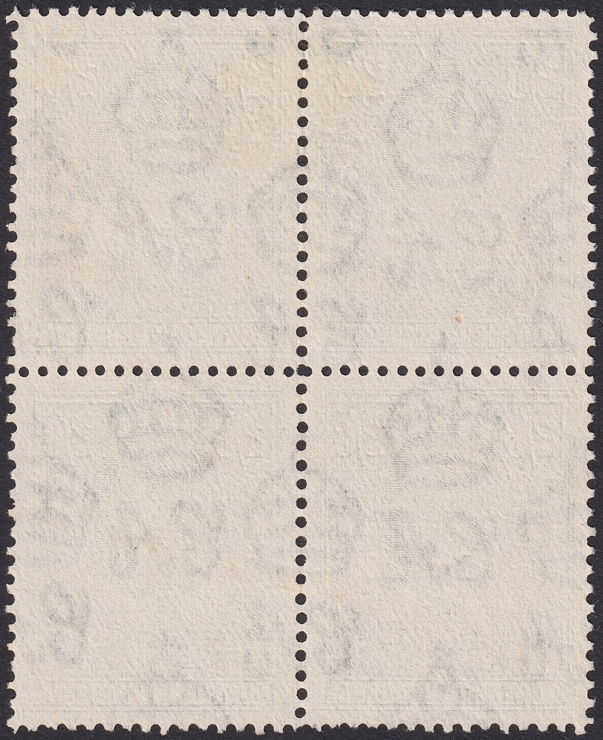 Northern Rhodesia 1938 KGVI 2sh6d Black + Green Block of 4 Used SG41 MPOROKOSO