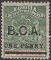 Click for more photos and details British Central Africa 1895 QV BCA Overprint BSAC 1d on 2d Mint SG20 cat £45
