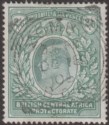 Click for more photos and details British Central Africa 1903 KEVII 2sh6d Grey-Green and Green Used SG63 at £110