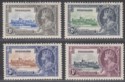 Click for more photos and details Nyasaland 1935 KGV Silver Jubilee Set Mint SG123-126 cat £40 with THINS