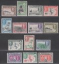 Click for more photos and details Nyasaland 1945 King George VI Set Mint SG144-157 cat £85