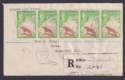 Click for more photos and details Nyasaland 1947 King George VI Leopard 1d x5 Used Regd First Day Cover MLANGENI