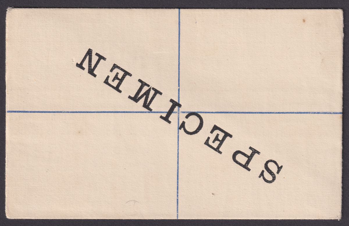 Nyasaland 1914 KGV SPECIMEN 4d Postal Stationary Registered Letter Unused H&G2