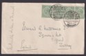 Click for more photos and details Nyasaland 1930 King George V ½d Pair x 2 Used on Cover ZOMBA Postmark