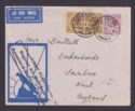 Click for more photos and details Nyasaland 1934 KGV 3d Pair+6d Used Leopard Airmail First Flight Cover BLANTYRE