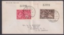 Click for more photos and details Nyasaland 1948 KGVI Leopard ½d+2d Marginal with Sheet No Used on Cover LIWONDE