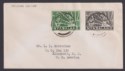Click for more photos and details Nyasaland 1948 King George VI Leopard 1d + 1½d Used on Cover NCHEU To USA